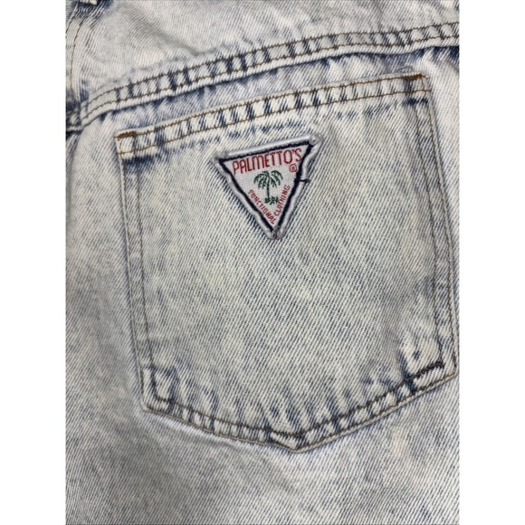 VTG Women Palmettos Jeans SZ 11 Light stone wash, stylistic detail ankle zipper - Picture 5 of 16